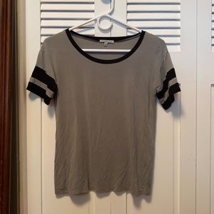 Charlotte Russe Grey and black shirt
